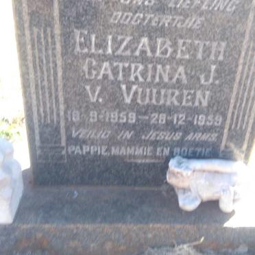 VUUREN Elizabeth Catrina, J. v. 1959-1959