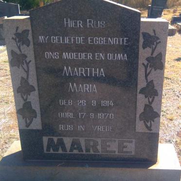 MAREE Martha Maria 1914-1970