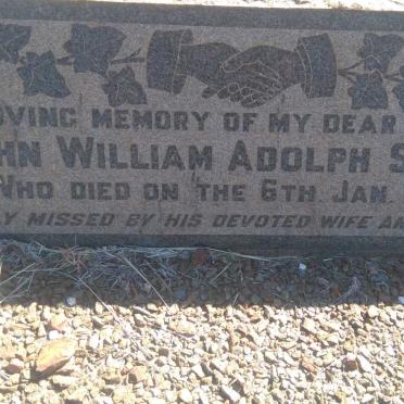 SCHWENN John William Adolph -1960