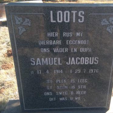LOOTS Samuel Jacobus 1914-1976