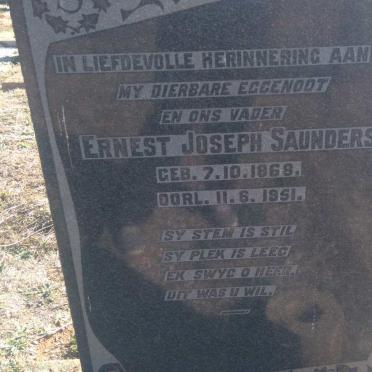 SAUNDERS Ernest Joseph 1868-1951