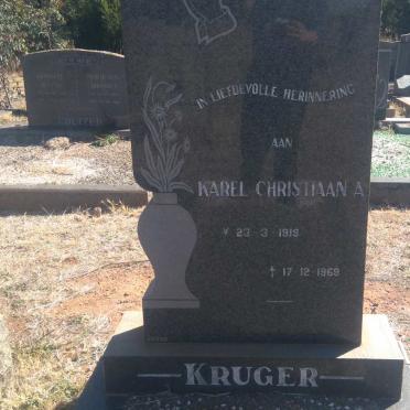 KRUGER Karel Christiaan A. 1919-1969