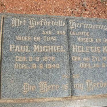 BESTER Paul Michiel 1876-1948 &amp; Heletje Maria  VAN ZYL 1880-1961