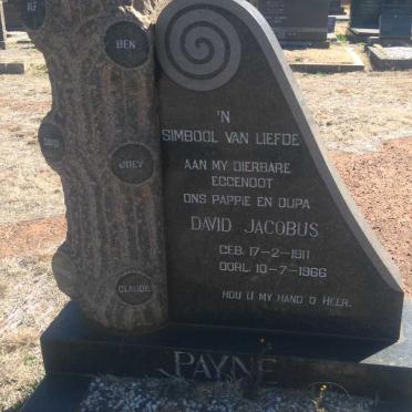 PAYNE David Jacobus 1911-1966