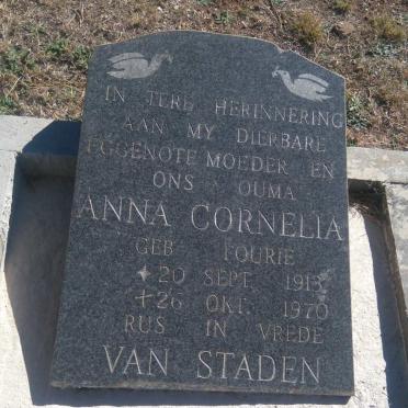 STADEN Anna Cornelia, van nee FOURIE 1913-1970