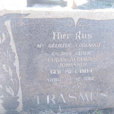 ERASMUS Lucas Albertus Johannes 1904-1961