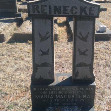 REINECKE Maria Magdalena 1975-1975