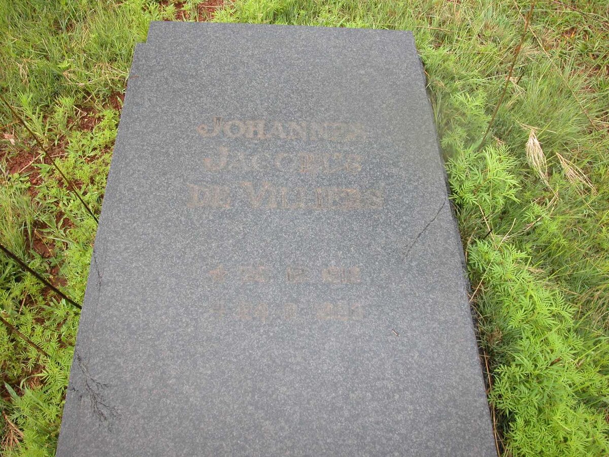VILLIERS Johannes Jacobus, de 1918-1968