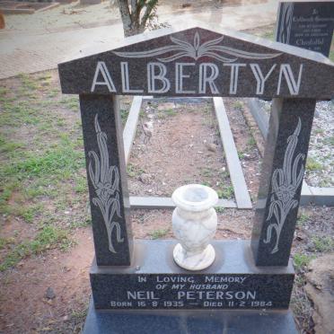 ALBERTYN Neil Peterson 1935-1984