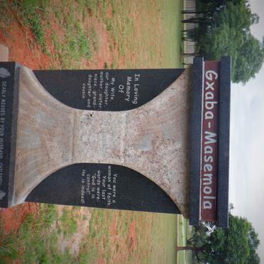 MASEMOLA Sinovolo Siyasamkela, GXABA 1982-2018