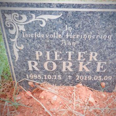RORKE Pieter 1995-2019