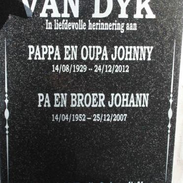 DYK Johnny, van 1929-2012 :: VAN DYK Johann 1952-2007