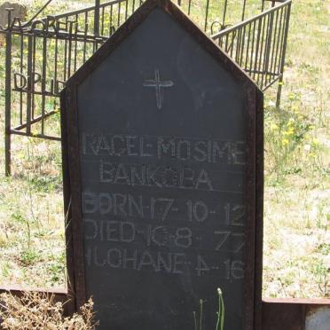BANKOBA Ragel-Mosime 1912-1977
