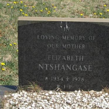 NTSHANGASE Elizabeth 1934-1978