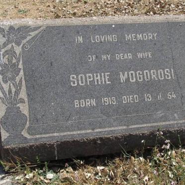 MOGOROSI Sophie 1913-1954