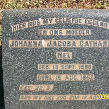 NEL Johanna Jacoba Catharina 1899-1952