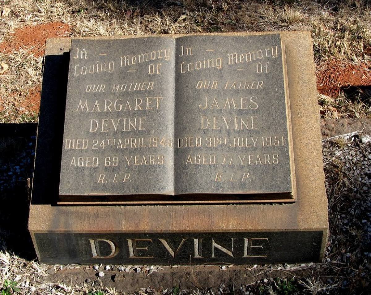 DEVINE James -1951 & Margaret -1948