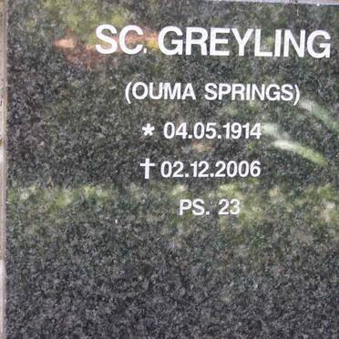 GREYLING S.C. 1914-2006