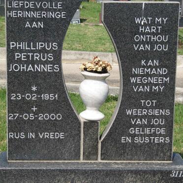 CROUCAMP Phillipus Petrus Johannes 1951-2000