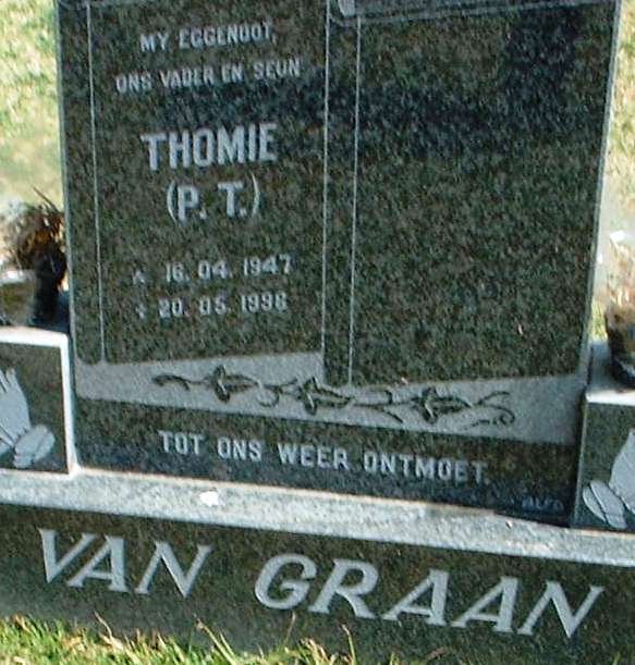 GRAAN P.T., van 1947-1998