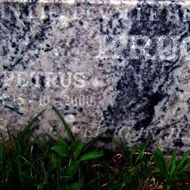 KRUGER Rudolph Petrus 1928-2000 &amp; June Jennette 1935-