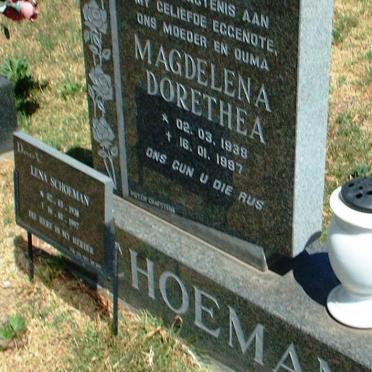 SCHOEMAN Magdelena Dorethea 1938-1997