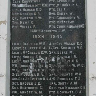 Gauteng, ROODEPOORT, Maraisburg, War memorial