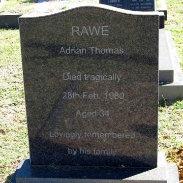 RAWE Adrian Thomas -1980