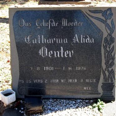 VENTER Catharina Alida 1901-1976