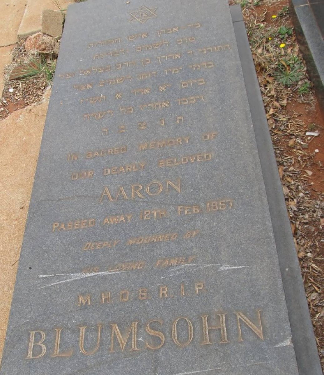 BLUMSOHN Aaron -1957