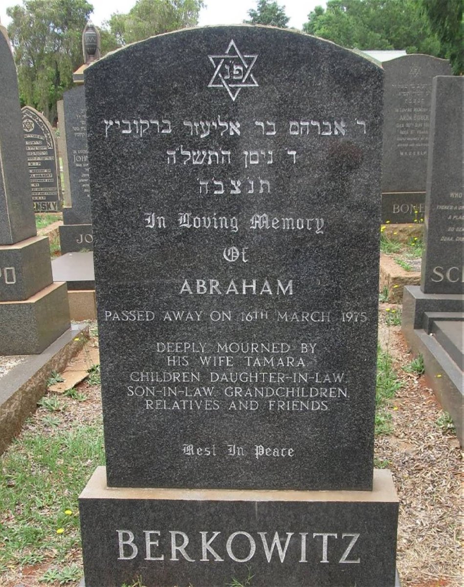 BERKOWITZ Abraham -1975