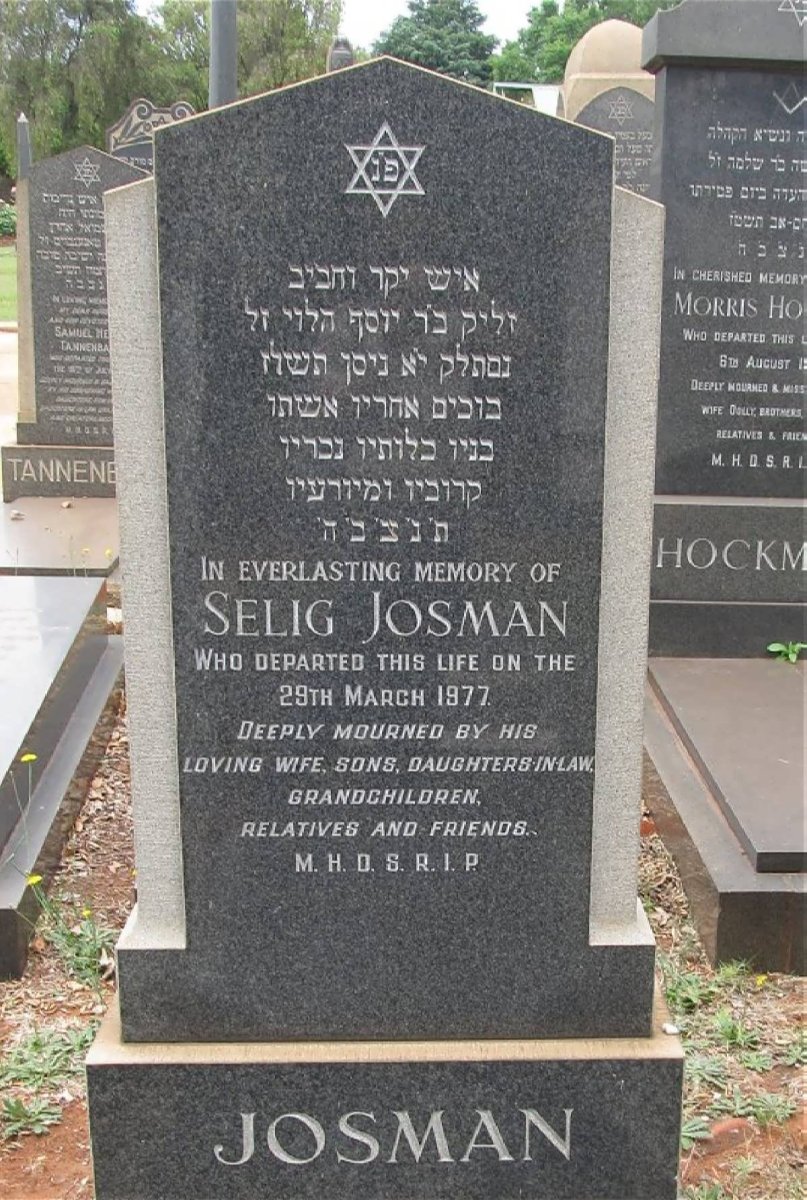 JOSMAN Selig -1977