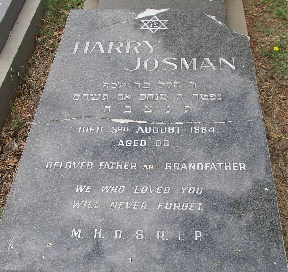 JOSMAN Harry -1984