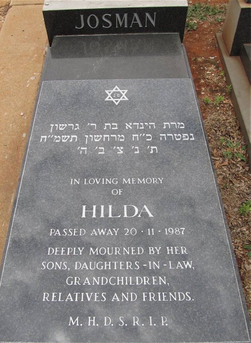 JOSMAN Hilda -1987