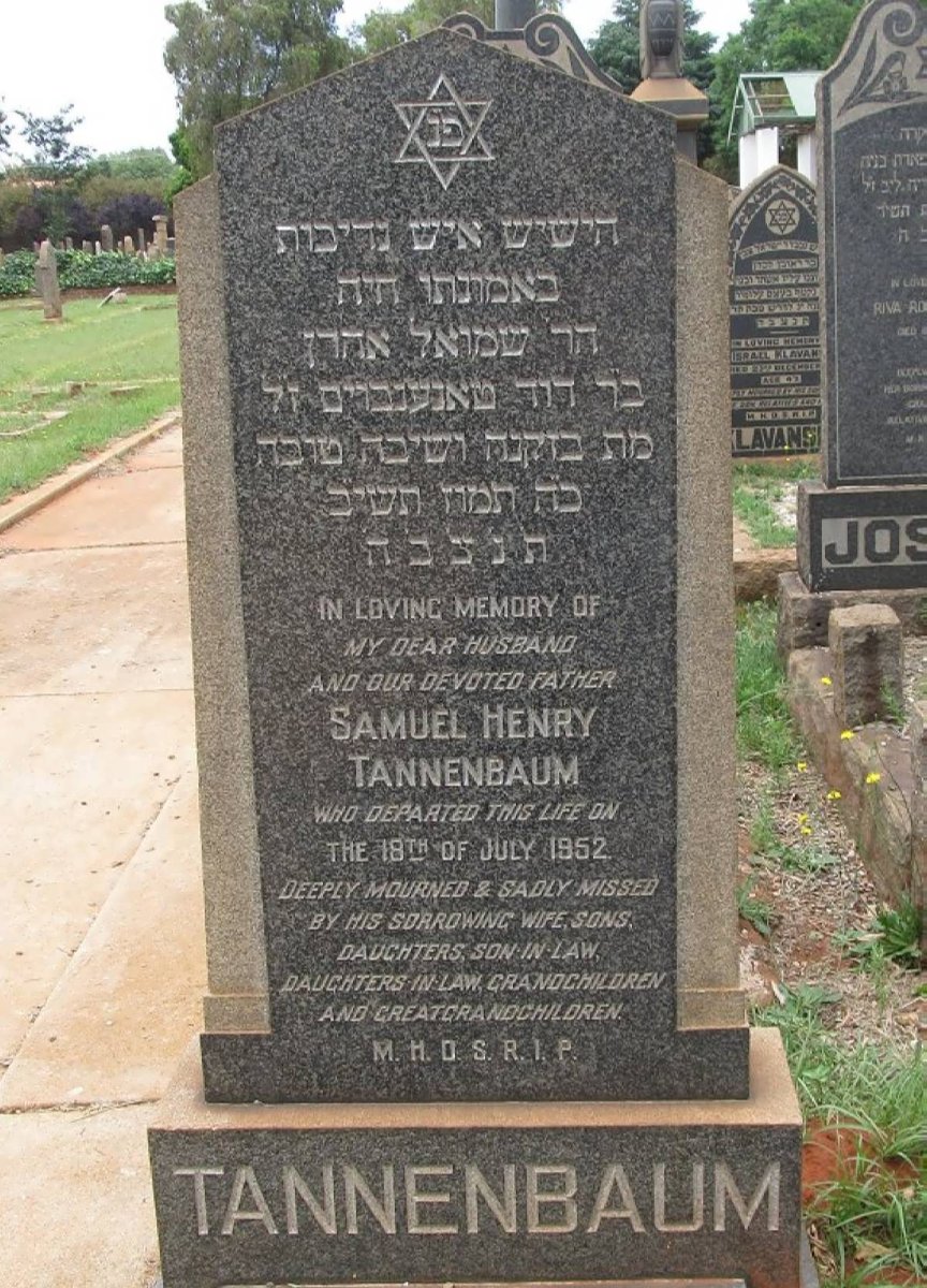 TANNENBAUM Samuel Henry -1952