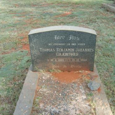 CRAWFORD Thomas Benjamin Johannes 1905-1958