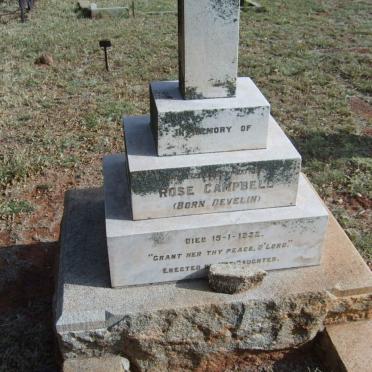 CAMPBELL Rose nee DEVELIN -1932
