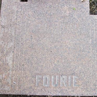 FOURIE N.E.  1906-1938