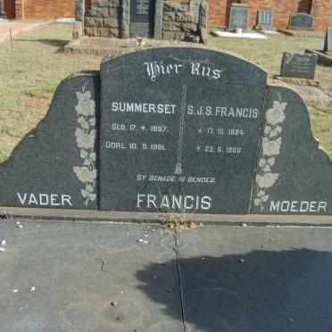FRANCIS Summerset 1897-1961 &amp; S.J.S. 1894-1980