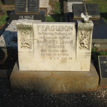 FERGUSON Charlotte Louise -1945 :: PARKINS Hetty -1966