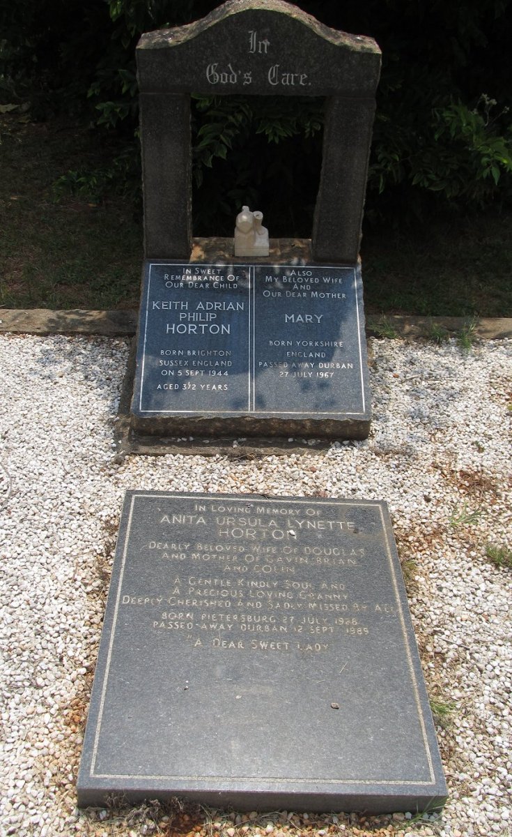 HORTON Mary -1967 :: HORTON Anita Ursula Lynette 1926-1985 :: HORTON Keith Adrian Philip 1944-