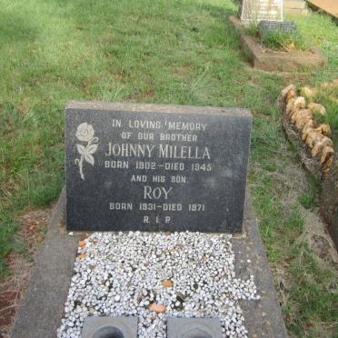 MILELLA Johnny 1902-1945 :: MILELLA Roy -1971