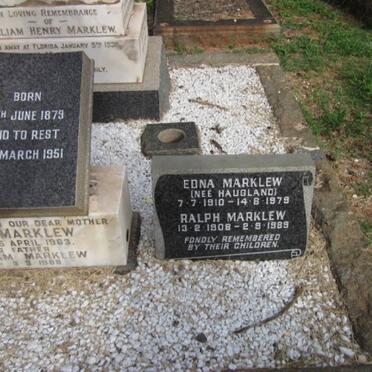 MARKLEW Ralph 1908-1989 &amp; Edna HAUGLAND 1910-1979