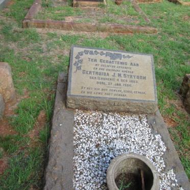 STRYDOM Gertruida J.M. nee LOURENS 1883-1954