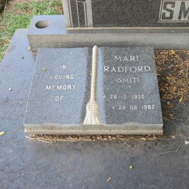 RADFORD Mari nee SMIT 1950-1982