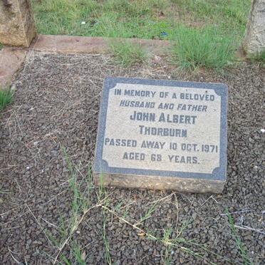 THORBURN John Albert -1971