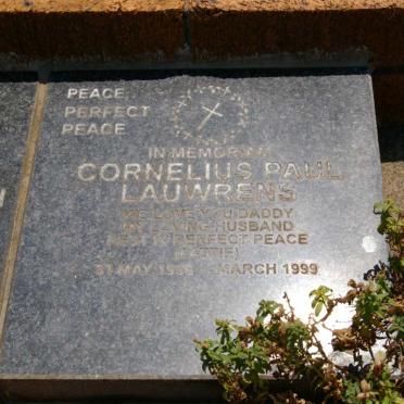 LAUWRENS Cornelius Paul 1956-1999