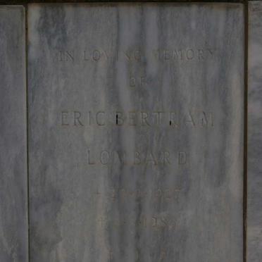 LOMBARD Eric Bertram 1927-1988