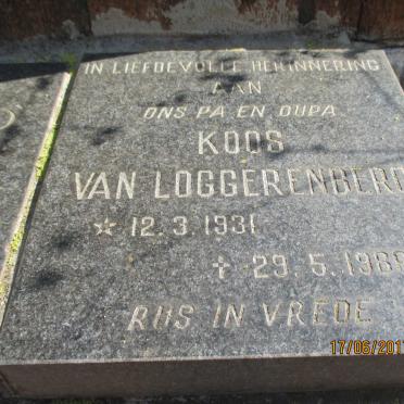 LOGGERENBERG Koos, van 1931-1986