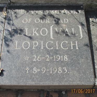 LOPICICH Velko 1918-1983